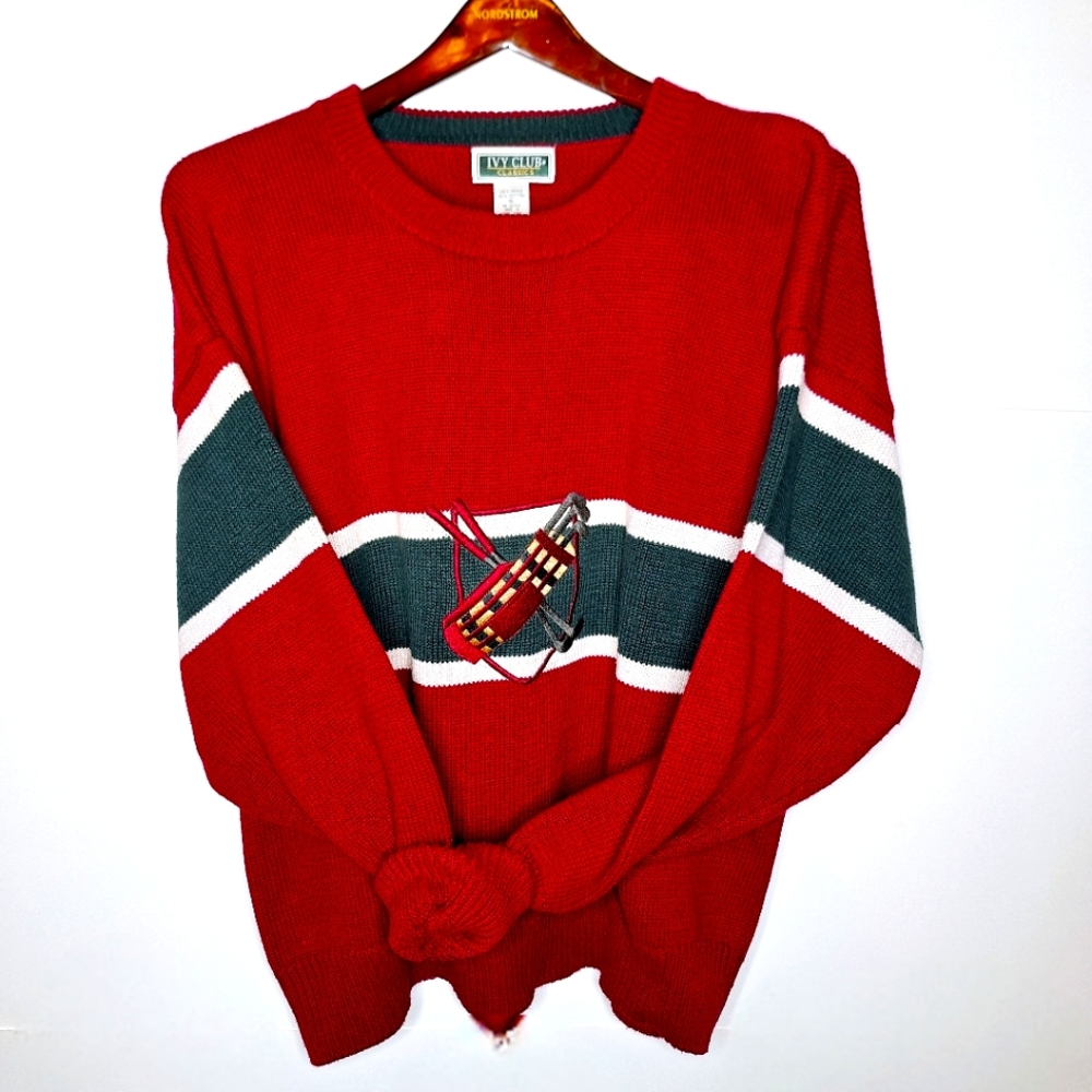 Vintage Ivy Club Classics golf core, grandpa core sweater size XL.